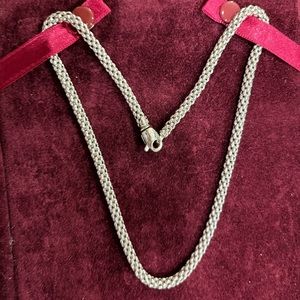 18k White Gold FOPE Necklace